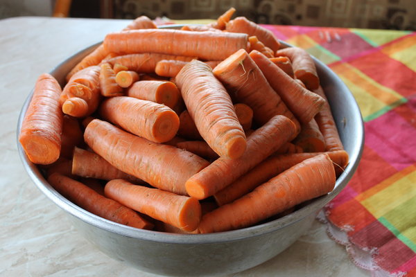 заморозить морковь