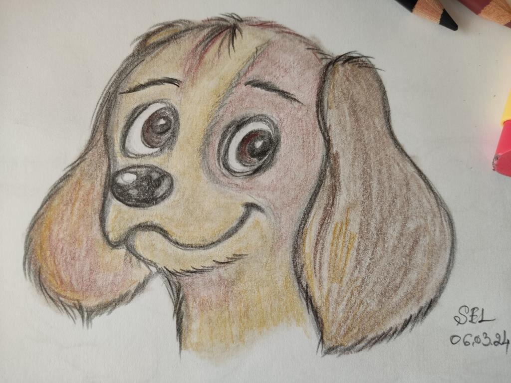 нарисовать щенка