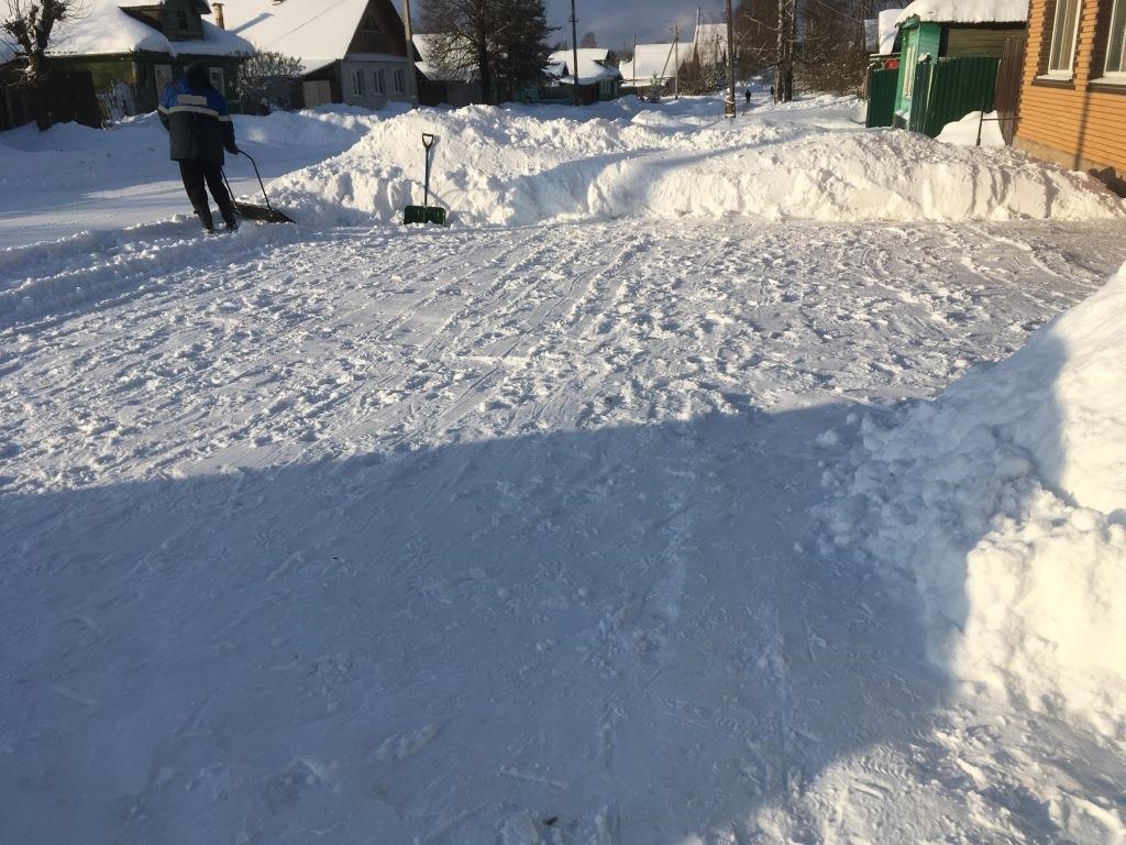 снегоуборочную